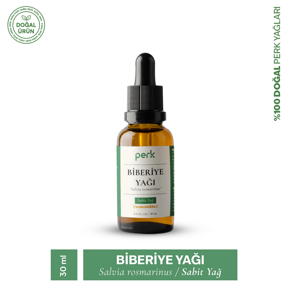 
                      
                        %100 Doğal Biberiye Sabit Yağı 30 ml
                      
                    