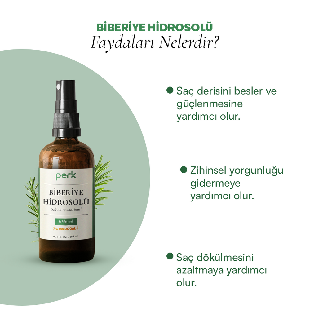 
                      
                        %100 Doğal Saf Biberiye Hidrosolü 100 ml
                      
                    