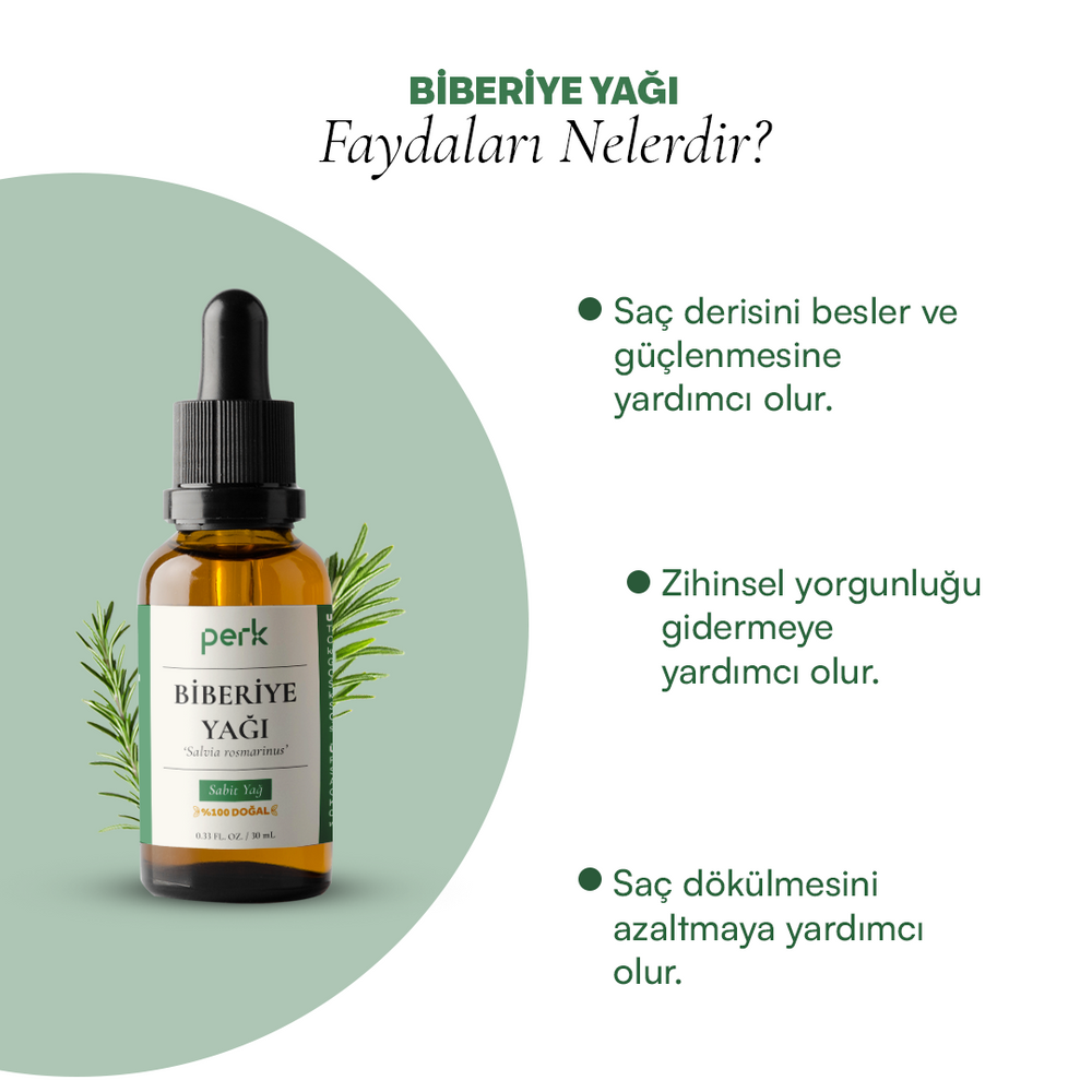 
                      
                        %100 Doğal Biberiye Sabit Yağı 30 ml
                      
                    