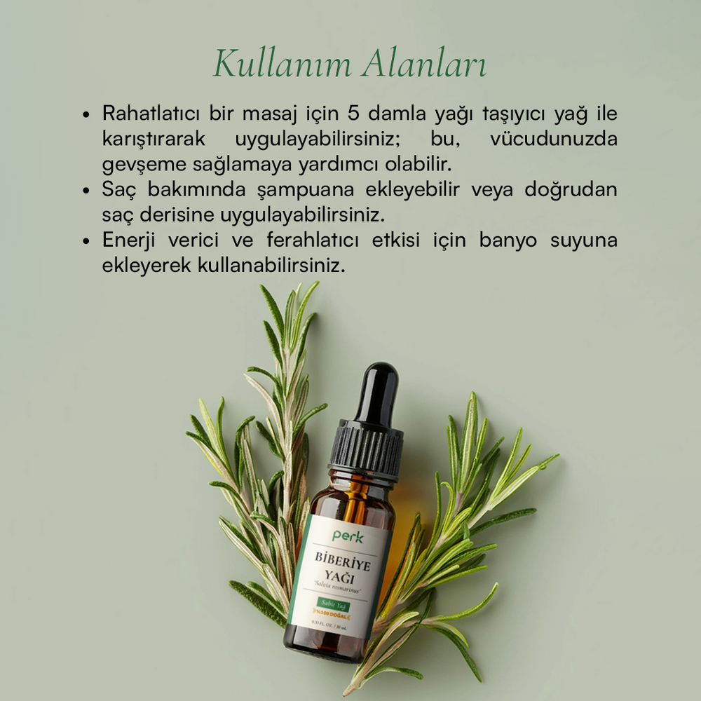 
                      
                        %100 Doğal Biberiye Sabit Yağı 30 ml
                      
                    