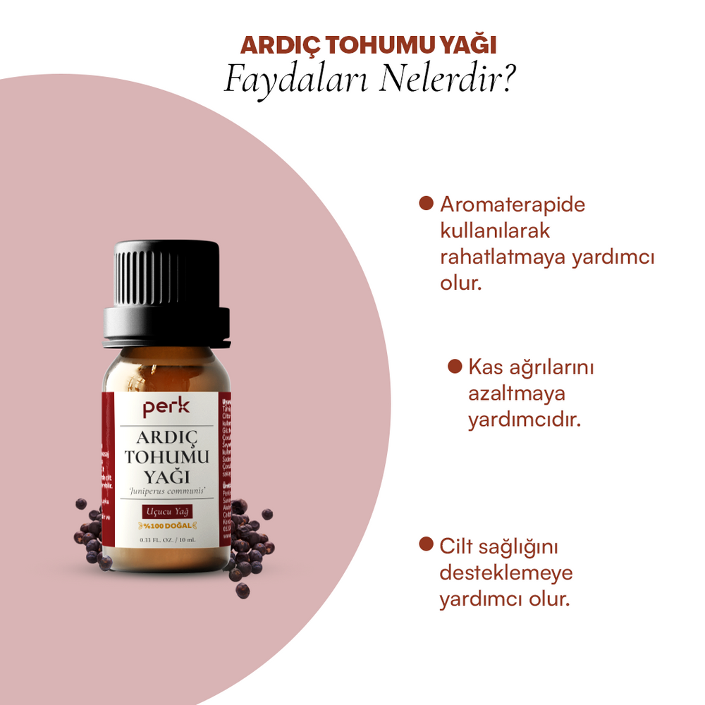 
                      
                        %100 Doğal Ardıç Tohumu Uçucu Yağı 10 ml
                      
                    