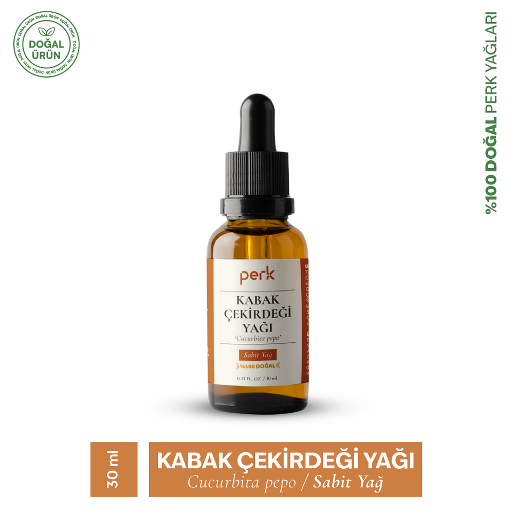 %100 Doğal Kabak Çekirdeği Sabit Yağı 30 ml