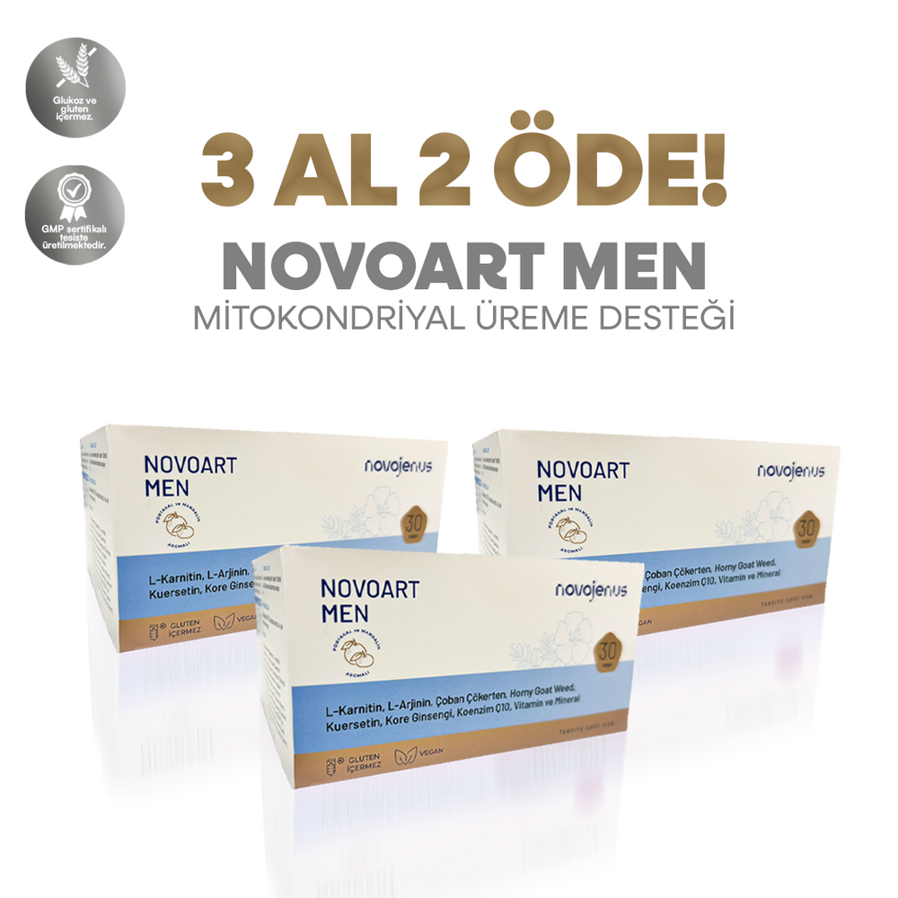 
                      
                        NovoArt Men Mitokondriyal Üreme Desteği 3 Al 2 Öde
                      
                    